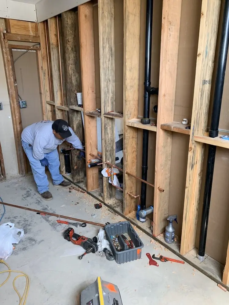 Commercial rough-in plumbing for Trenchless Sewer Repair in Rancho West